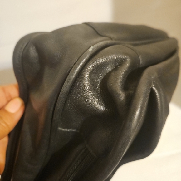 TUMI Alpha Black Leather Laptop Business Commuter Bag 9601D3 - Picture 10 of 14